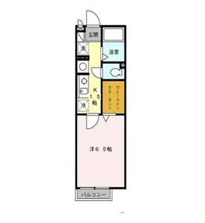 ドエルウエスト【1階】の間取り