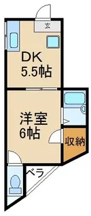 プチシャトー御殿山【3階】の間取り