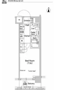 東京都新宿区榎町【マンション】の間取り
