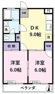 ヒルズイシダII【3階】の間取り