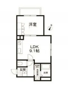 フォンターナII【1階】の間取り