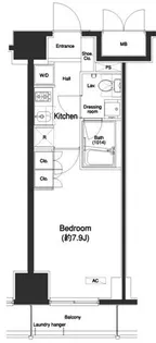 東京都港区三田5【マンション】の間取り