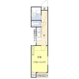 東京都豊島区千早3【アパート】の間取り