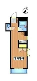 上目黒グリーンハウスII【3階】の間取り