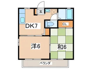 グランメール【2階】の間取り