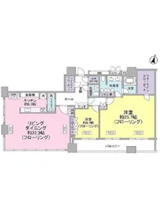 ブランズ ザ・ハウス一番町【11階】の間取り