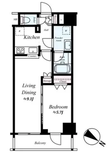 GENOVIA王子神谷skygarden【3階】の間取り