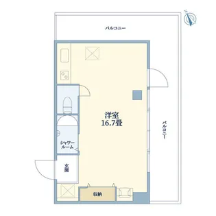 メディケア西小山【7階】の間取り