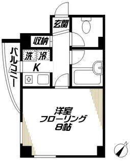 Party Fu141【3階】の間取り