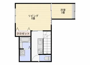 上本折128番館【2階】の間取り