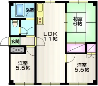 ロイヤルサイト【3階】の間取り
