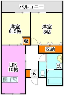 セントフォール笠松【7階】の間取り