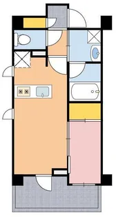 ベルジェンド横浜南太田アティックス・ステーション【3階】の間取り