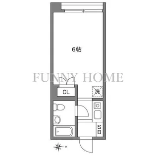 ライール松原【1階】の間取り