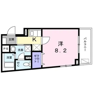 リヴェール桜新町【1階】の間取り