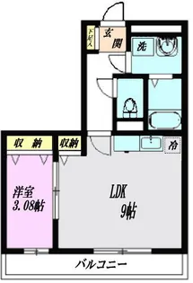 メゾンドシャルマン(D-ROOM)【1階】の間取り