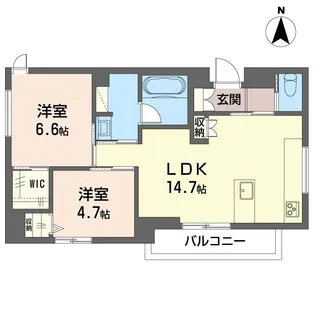 千葉県松戸市馬橋【マンション】の間取り