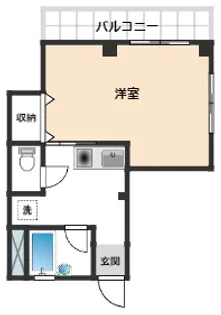 APARTMENT DE KADOMATSU【2階】の間取り