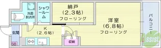 CINZA若林【4階】の間取り