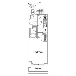 ザ レジデンス オブ トーキョーH20イーストタワー【4階】の間取り