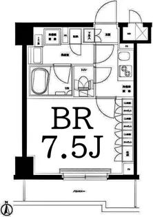 ルーブル武蔵小杉伍番館【4階】の間取り
