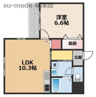 メゾン・ド・メグ【2階】の間取り