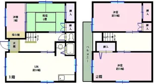 神奈川県横浜市磯子区田中1【一戸建】の間取り