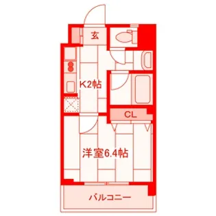 ヴァンヴェール2【2階】の間取り
