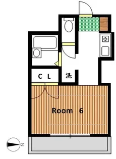 天野屋ビル【4階】の間取り