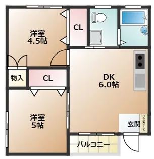 ブラウンコート【1階】の間取り