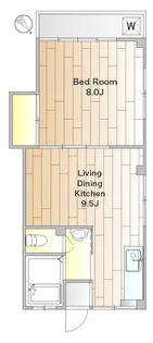 マンション美和【4階】の間取り