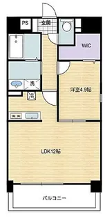 Beau rivage上水前寺【4階】の間取り