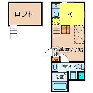 アップルスクエア【1階】の間取り