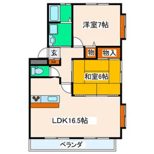 コージィコート壱番館【1階】の間取り