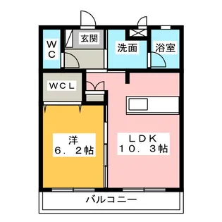 el mas alto(エルマスアルト)【3階】の間取り