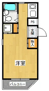 ロイヤルメゾン西宮北口8【1階】の間取り