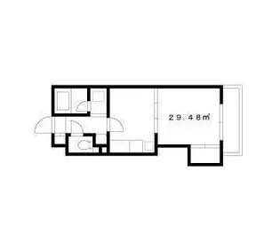 リーフロック【4階】の間取り