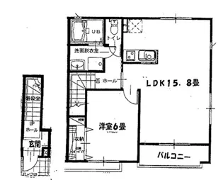 モンテ・リサイア扇ガ谷【2階】の間取り