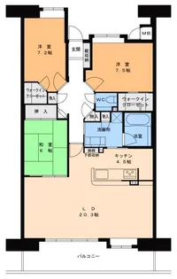 フローレンス道後町グランドアーク【10階】の間取り