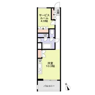 2232フレグランスアベニュー【1階】の間取り