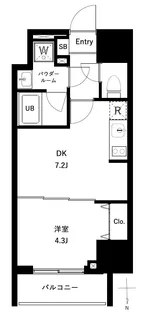 アーバンパーク王子II【5階】の間取り