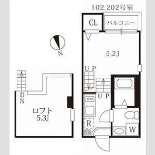 リヒト【1階】の間取り
