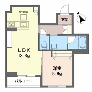 アマテラス泉中央【2階】の間取り