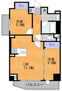 フォレスタ櫻【5階】の間取り