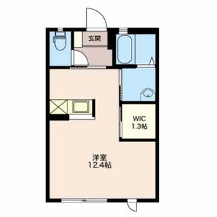 リバース B【2階】の間取り