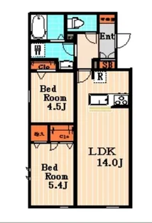 シェリー【2階】の間取り