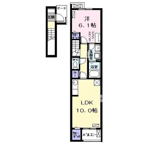 グランツコートKK I【2階】の間取り