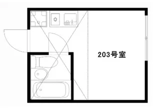 ユナイト小田クリフサイド【2階】の間取り