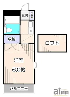 Aifort.東久留米II【2階】の間取り