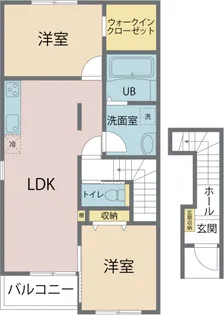 アヴァンティー花筐【2階】の間取り